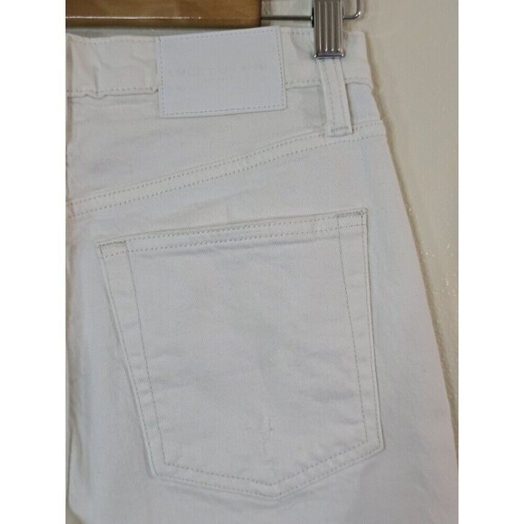 LUCKY BRAND 90's High Rise Loose Crop Jeans Size 26 Straight Leg Button Fly - Picture 6 of 12